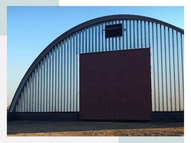 Бескаркасные ангары в Мичуринске