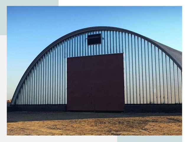 Арочные ангары в Мичуринске