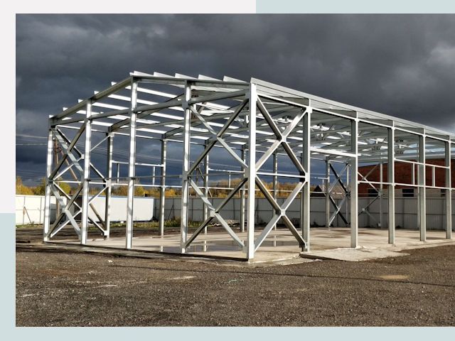 Двускатные ангары в Мичуринск от 621 руб. за квадрат