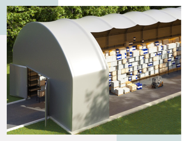 Тентовые ангары в Мичуринске