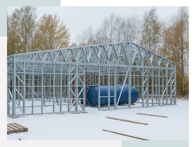 Металлические ангары в Мичуринске