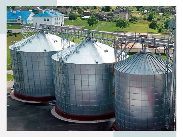 Металлические силосы в Мичуринске