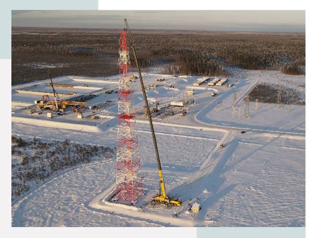 Мачты связи в Мичуринске