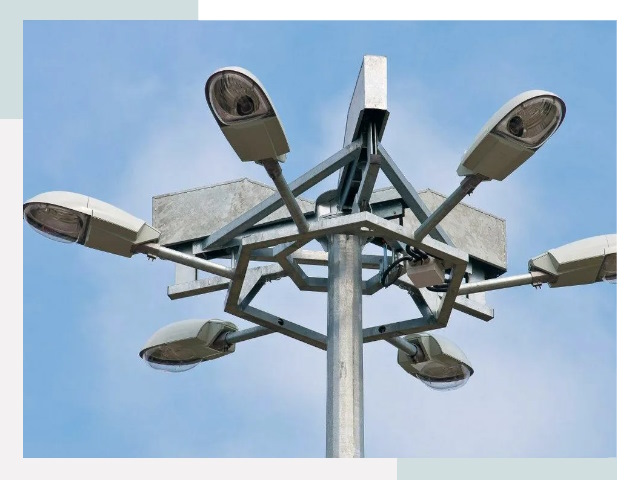 Монтаж осветительных мачт в Мичуринске