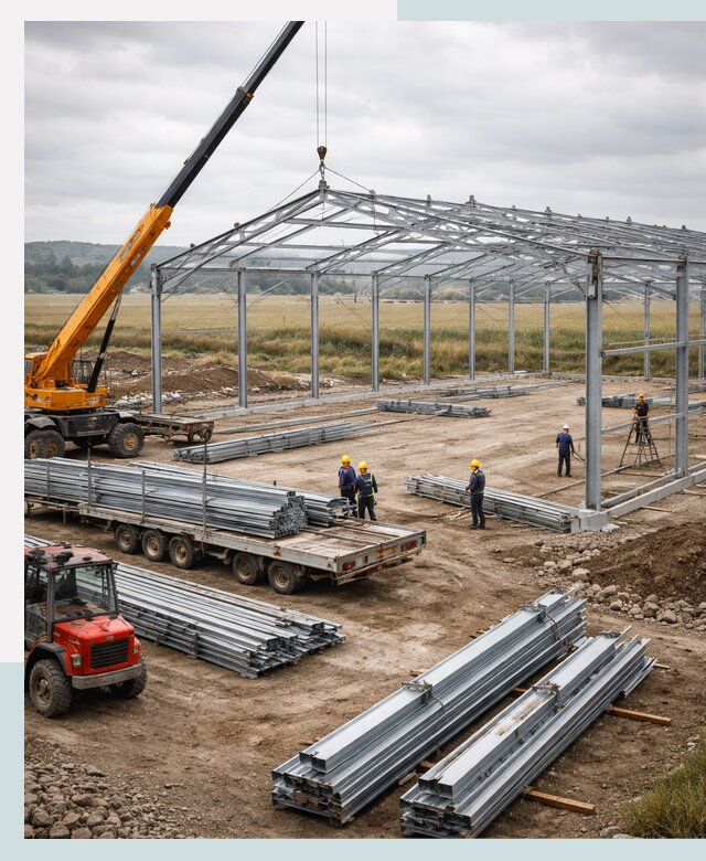 Строительство ангаров для сельхозтехники в Мичуринске под ключ