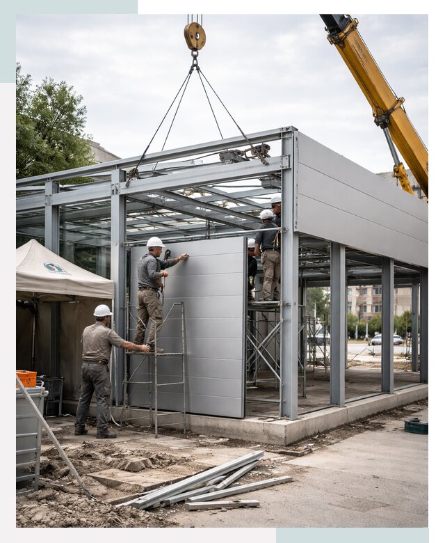 СтальСтрой-Мчр: торговый павильон под ключ в Мичуринске от 36239 р.